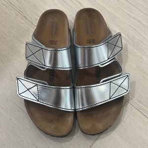 Proenza Schouler Birkenstock Arizona slides Silver size 39